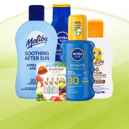Sun Care & After Sun Range at Peak Pharmacy | SPF & UV Suncreams, After Sun, Roll-ons and lip balms